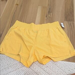Old Navy Women's Athletic Shorts in Sunny Yellow